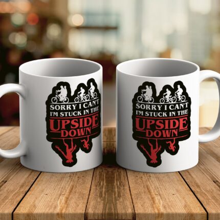 Stuck in the Upside Down - Stranger Things Šolja v2